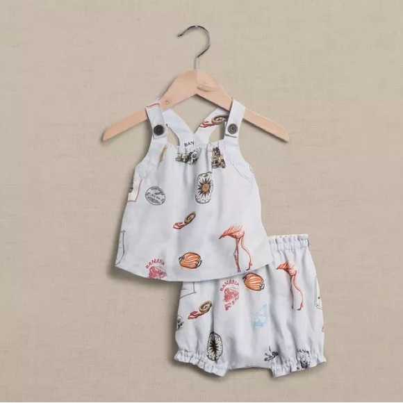 Set of two Banana Republic Toddler Linen top & Shorts - Picture 1 of 5